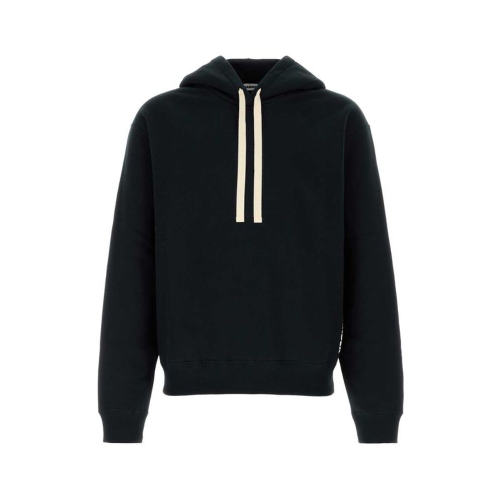 Jil Sander Men Black Cotton Sweatshirt